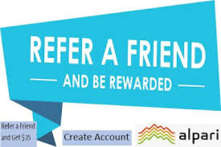 Refer a friend bonus by Alpari