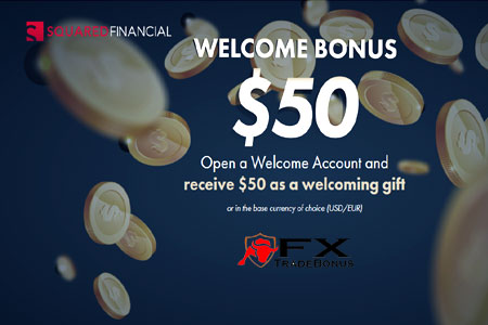 Squared Financial - $50 Welcoming Gift
