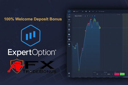 ExpertOption - 100 Percent Welcome Deposit Bonus