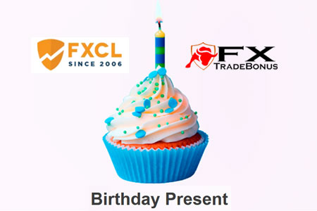 FXClearing - Birthday Forex Bonus