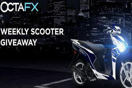 OctaFX - Win Weekly Scooter Lucky Draw