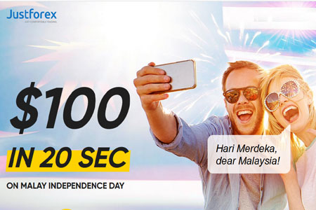 Justforex is Throwing a Malay Party $100