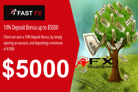 Fast Fx Up To $5000 Deposit Bonus