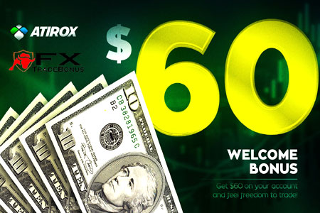 ATIROX Welcome Bonus - Get $60 on your account