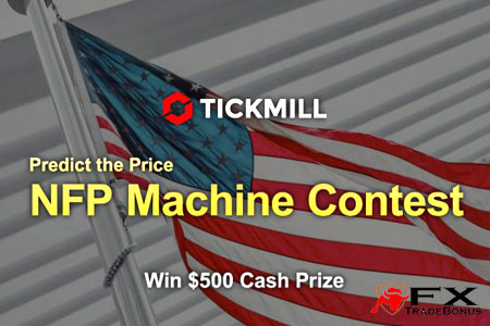 Tickmill $500 Bonus NFP Machine