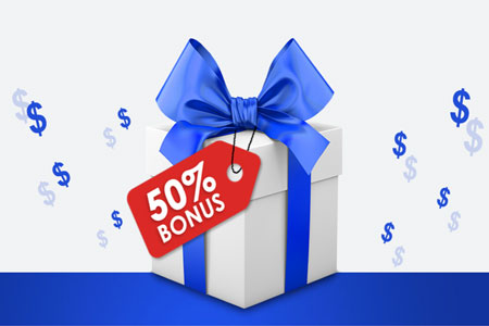 Vantage FX | 50 Percent Welcome Bonus Bonus