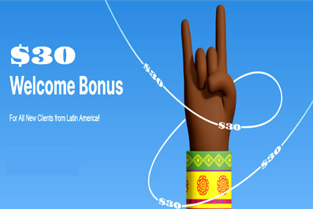 JustForex | $30 No Deposit Bonus for Latin American