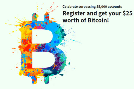 Bitterz | $25 worth of Bitcoins for opening a new account