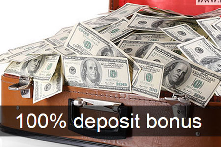 100% DEPOSIT BONUS