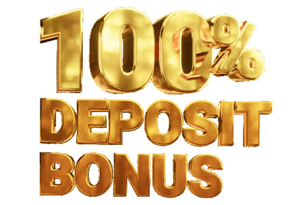 100% Deposit bonus