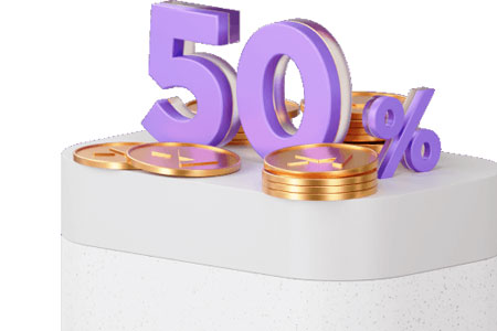 50% Deposit Bonus