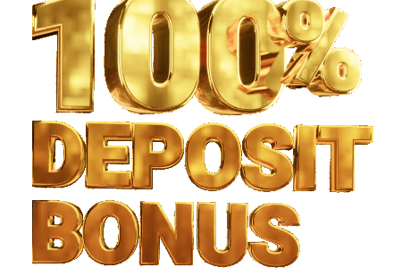 100% deposit bonus