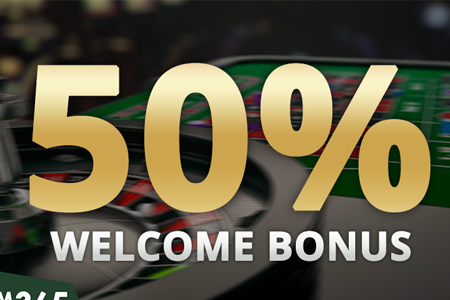 50% Welcome Bonus