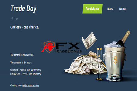 RoboForex - Trade Day Demo Contest One Day,One Chance