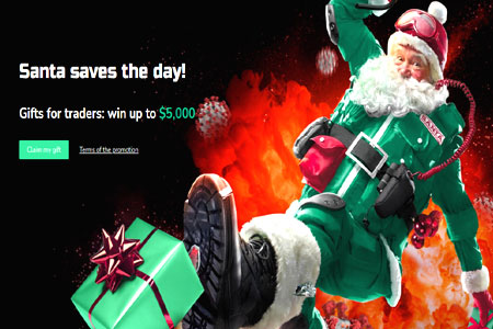 Grand Capital Santa saves the day - win up to $5,000
